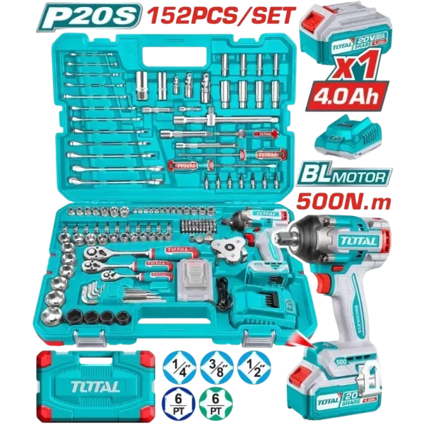 شنطة عدة 152 قطعة - THKTHP31522