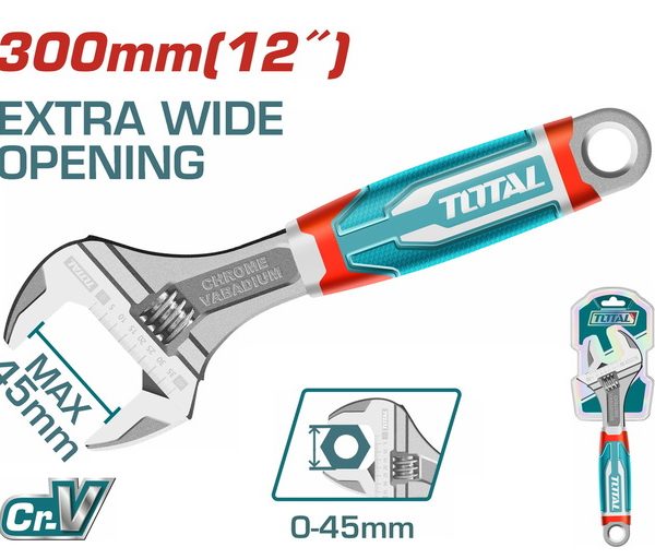 مفتاح فرنساوى 12 بوصة يد كاوتش - THT101126
