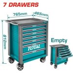 دولاب عدة فارغ تروللى 7 درج خدمة شاقة - THRC01071