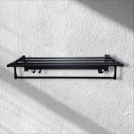 ⁦حامل بشكير اسود⁩ - الصورة ⁦2⁩