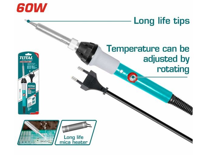 1 كاوية لحام 60 وات بضابط حرارة - TET160831 - الصورة 1