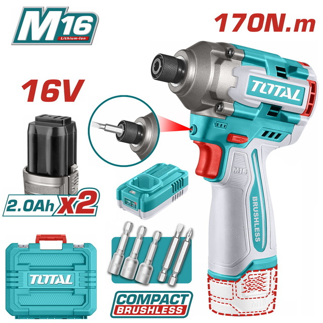 TIRLI16178E دريل 16 فولت 170 نيوتن - TIRLI16178 - الصورة 1