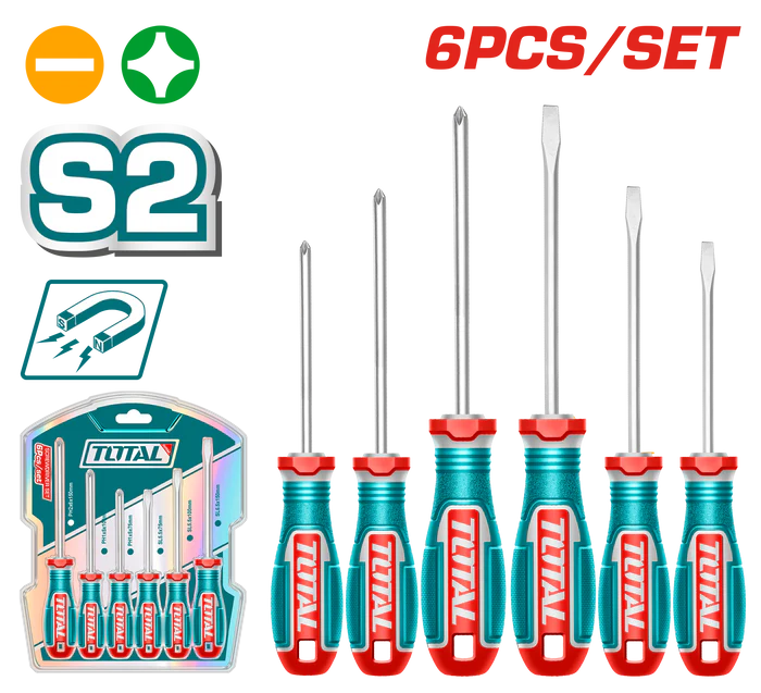 TKSDS0626_700x طقم مفك 6 قطع خدمة شاقة - TKSDS0626 - الصورة 1