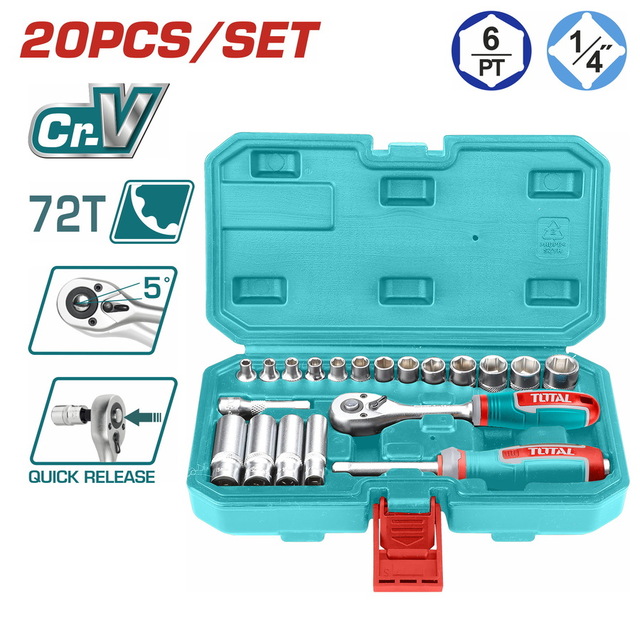 THT141201 طقم سيستم ربع بوصة 20 قطعة - THT141201 - الصورة 1