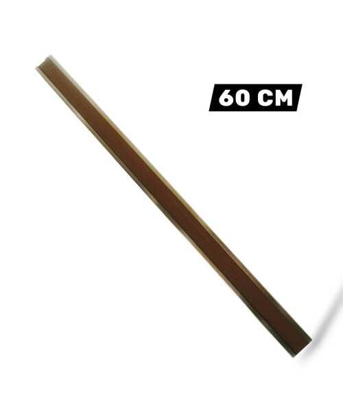 مقبض باب مصفح نيكل/خشبى 60 سم - PW-S25X38CP